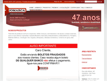 Tablet Screenshot of jomarca.com.br